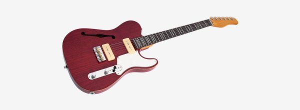 Sire Larry Carlton T7TM Electric Guitar, See Through Red