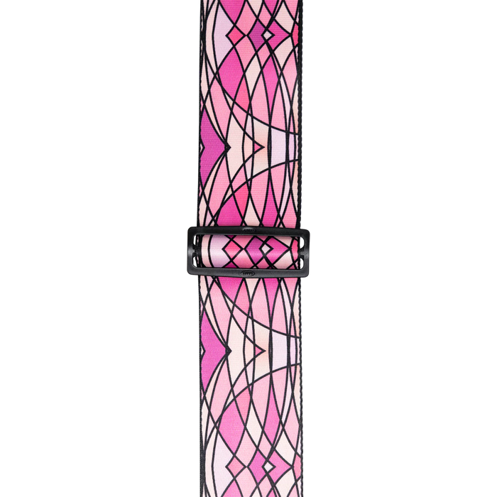Levy's Stained Glass Series Guitar Strap, Pink
