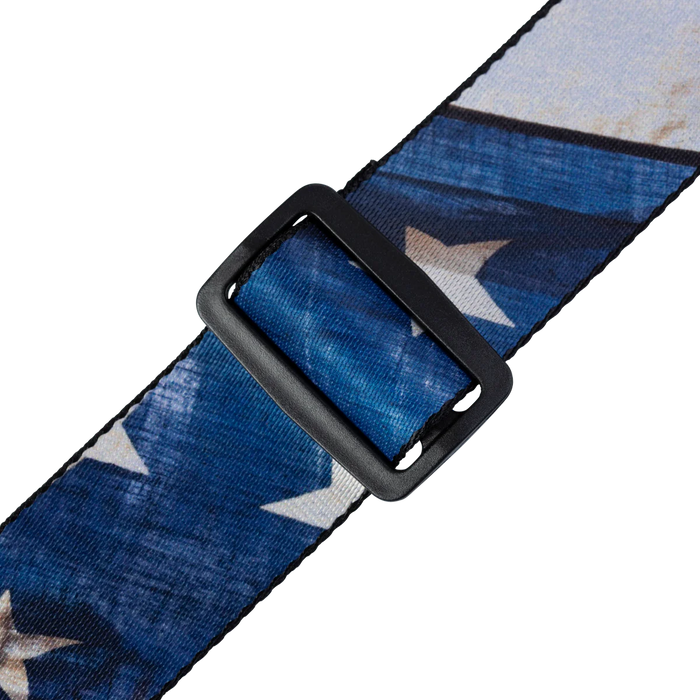 Levy's Flag Series 2" Wide Polyester Guitar Strap, USA
