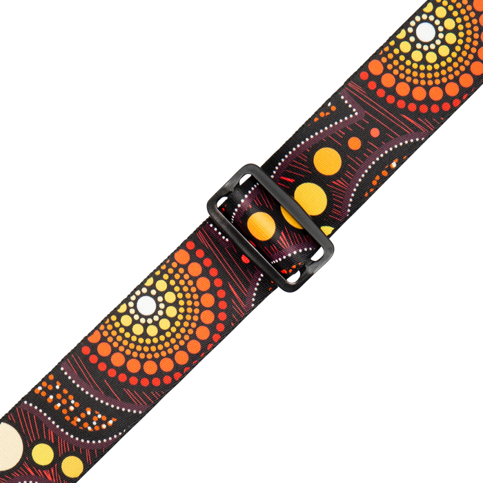 Levy's Down Under Series 2" Poly Guitar Strap, Sunset