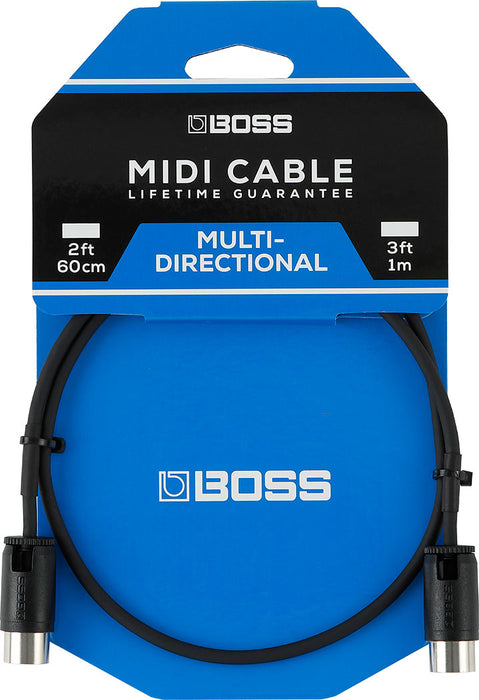 Boss Multi-directionnal Midi Cable 1'
