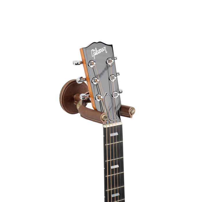 Levy's Forged Hangers, Brass with Brown Leather