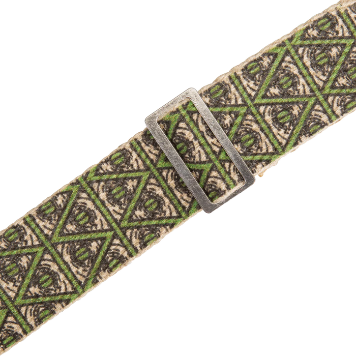 Levy's Vegan Hemp Series 2 inch Wide Hemp Guitar Strap, Illuminati