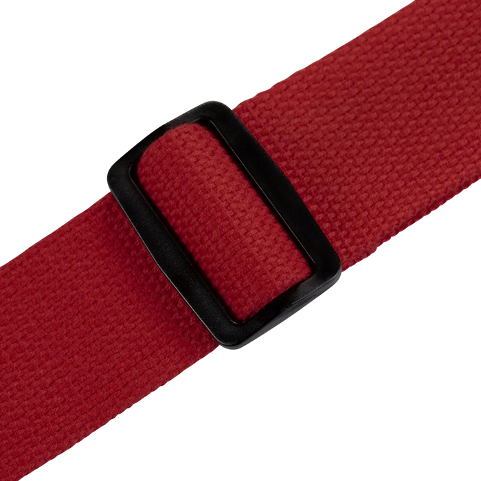 Levy's Signature Cotton Series 2" Wide Cotton Guitar Strap, Red