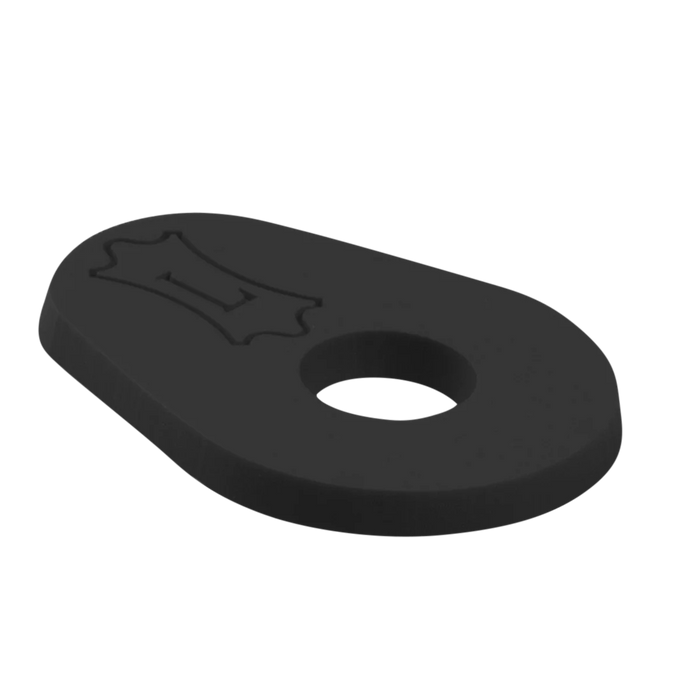 Levy's Ring Block 2 Pair of Rubber Guitar Strap Blocks, Black