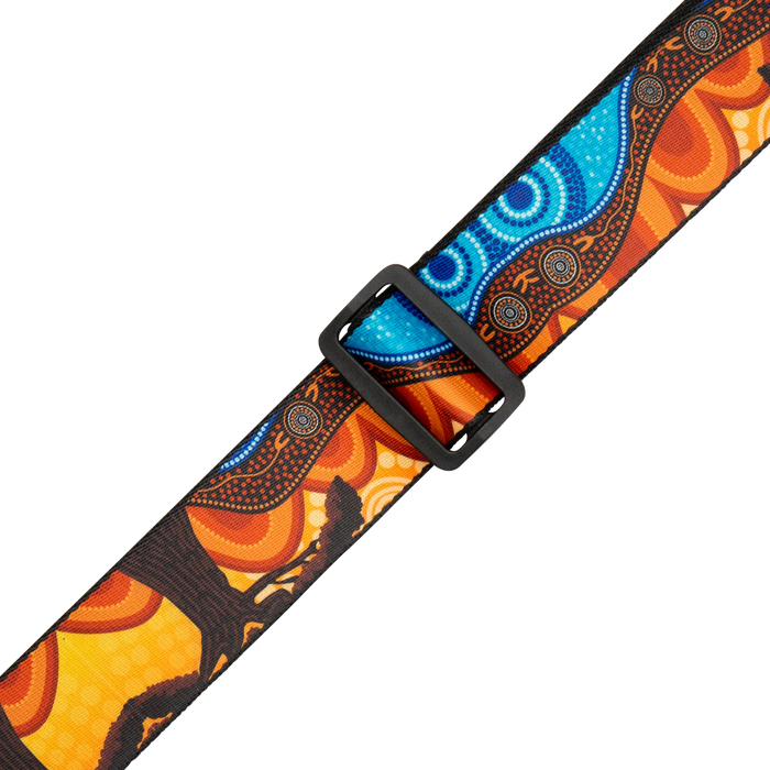 Levy's Down Under Series 2" Poly Guitar Strap, Landscape