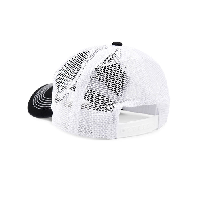 Martin Hat Ball Cap Mesh Script Logo,  Black and White