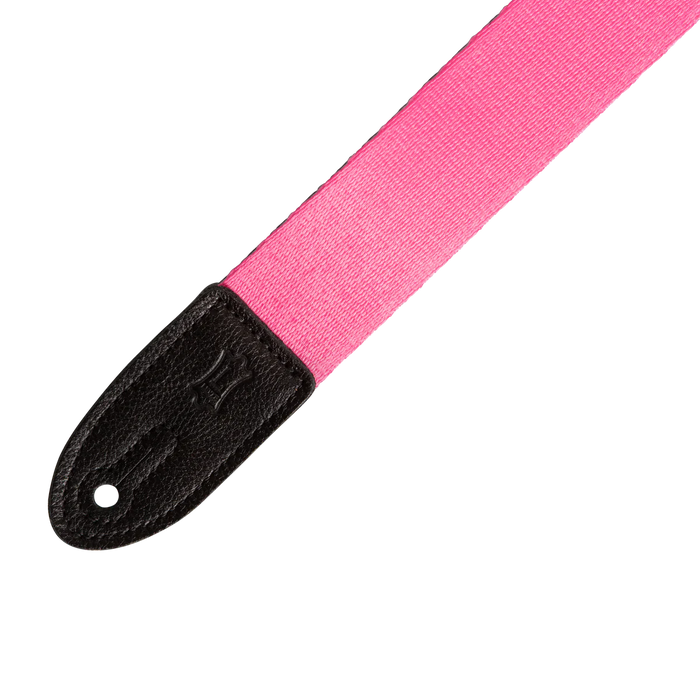 Levy's Junior Poly Series 1 1/2 inch Wide Kids Guitar Strap, Pink