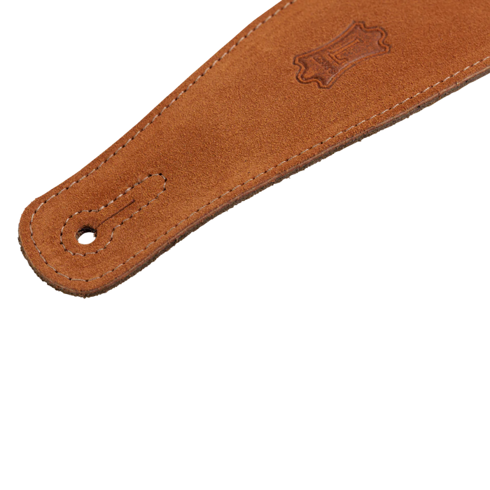 Levy's Simply Suede Series 2 1/2" Wide Guitar Strap, Copper