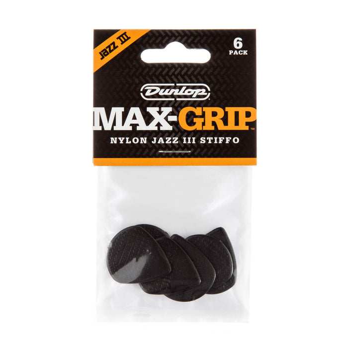 Dunlop Max-grip Jazz III Guitar Pick (24/pack)