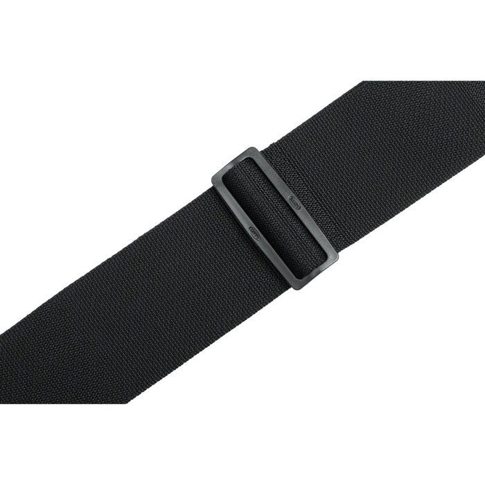 Levy's Wide Poly Series 3" Wide Polypropylene Guitar Strap, Black