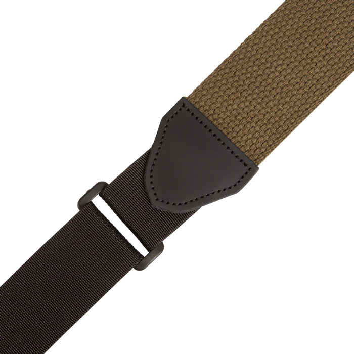 Levy's Cotton Right Height Series 2 inch Wide RipChord™ Guitar Strap, Green