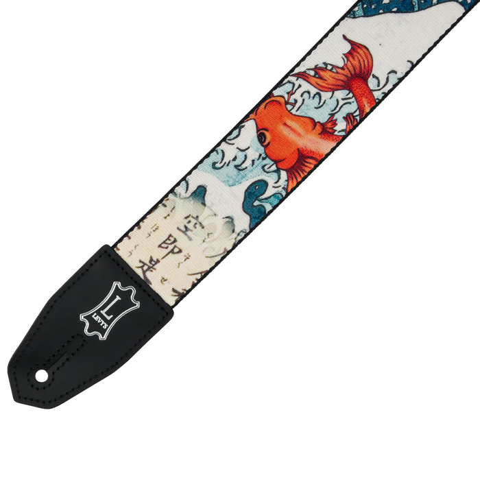 Levy's Poly Right Height Series, Koi Fish & Wave