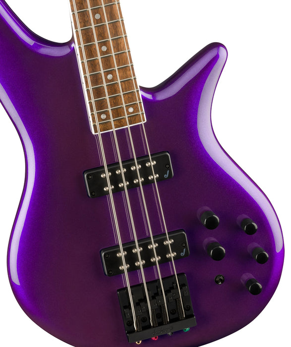 Jackson X Series Spectra Bass SBX IV, Laurel Fingerboard, Deep Purple Metallic