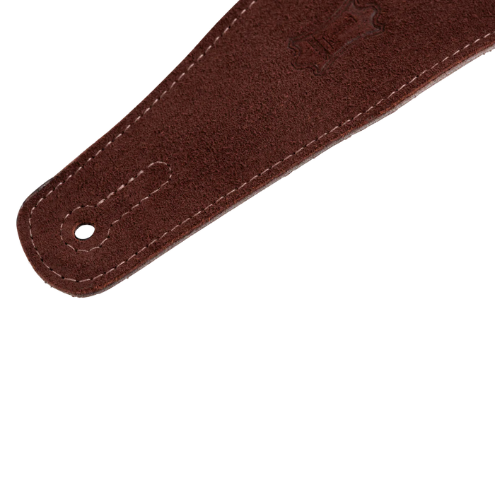 Levy's Simply Suede Series 2 1/2" Wide Guitar Strap, Rust