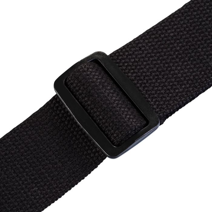 Levy's Signature Cotton Series 2" Wide Cotton Guitar Strap, Black & Walnut