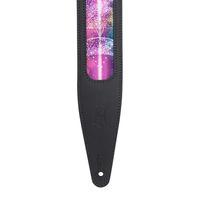 Levy's Solar Straps Series 25" Leather Strap with Window Cut-Out, Black