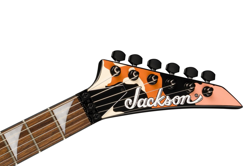 Jackson X Series Soloist SLX DX Camo, Laurel Fingerboard, Butterscotch Camo