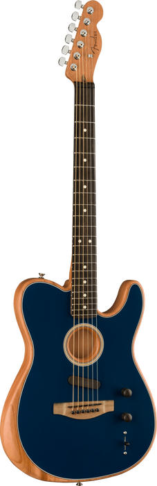 Fender American Acoustasonic® Telecaster®, Ebony Fingerboard, Steel Blue
