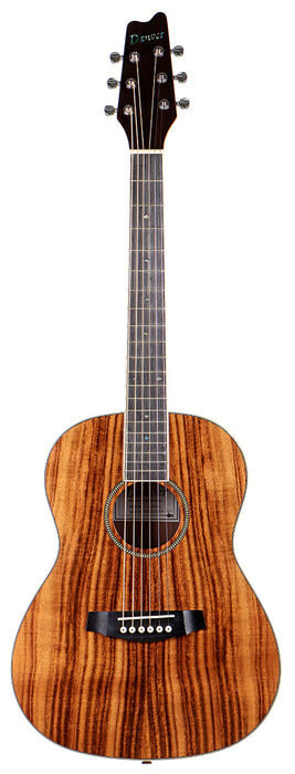 Denver DD44P Parlor Size Acoustic Guitar - Koa