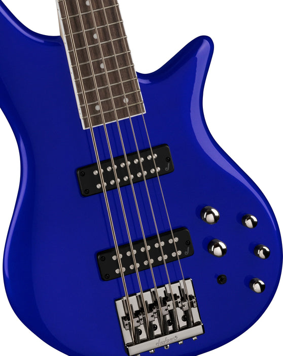Jackson JS Series Spectra Bass JS3V, Laurel Fingerboard, Indigo Blue