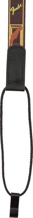 Fender® Ukulele Strap, Black/Yellow/Brown