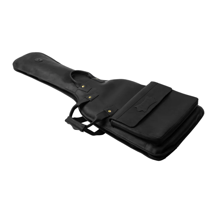 Levy's Solera Series Leather Bags Electric Guitar Bag, Black