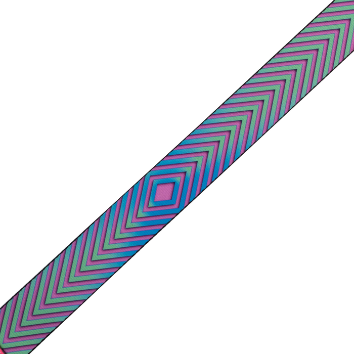 Mint Levy's Leathers - Optical Illusion Series MP2OI-003 - Guitar Strap - 2" - Sonic Boom Design