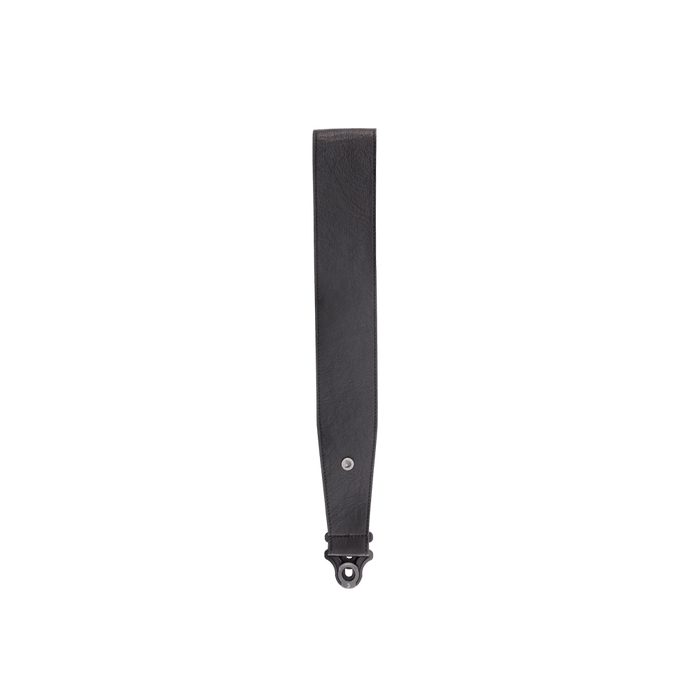 D'Addario Comfort Leather Guitar Strap Auto Lock - Black