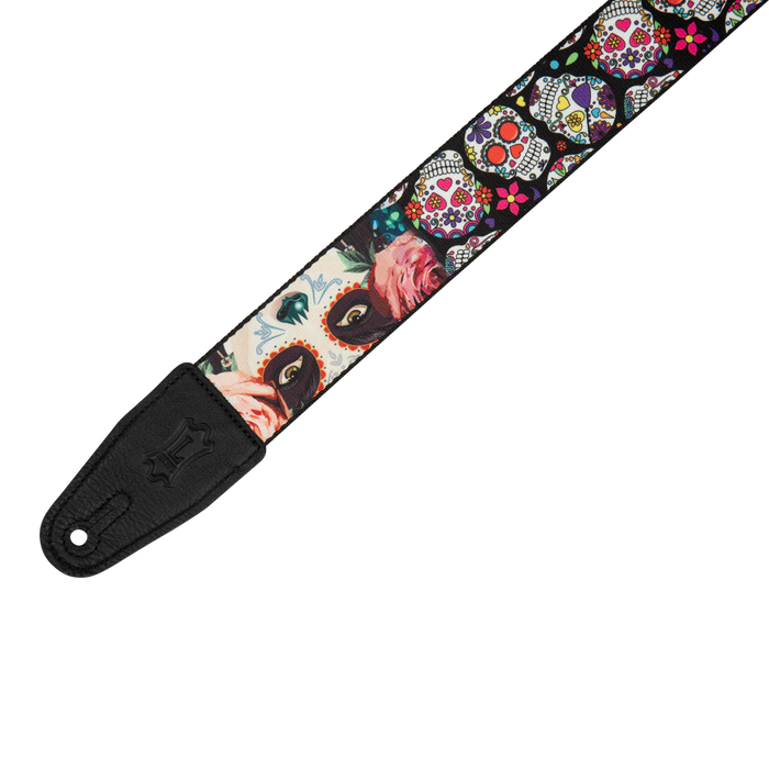 Levy's Calaca Series 2" Poly Guitar Strap, Eyes