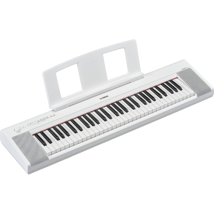Yamaha NP15 Piaggero 61-Keys Portable Keyboard - White