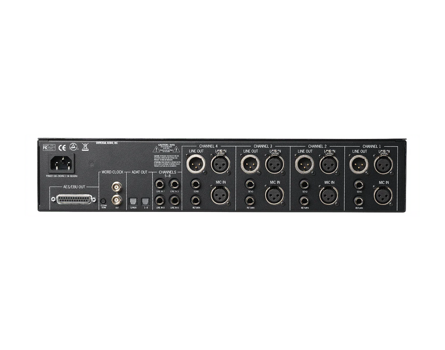 Universal Audio - 4-710D 4 Ch Twin Finity Mic Pre