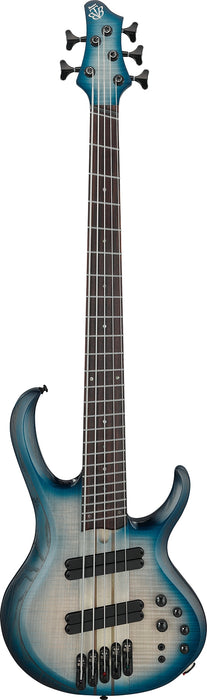 Ibanez BTB705LMCTL BTB Series 5 String Multiscale Electric Bass, Cosmic Blue Starburst Low Gloss