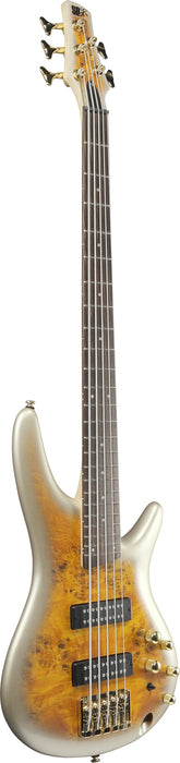 Ibanez Electric Bass Guitar - 5-string - Mars Gold Metallic Burst