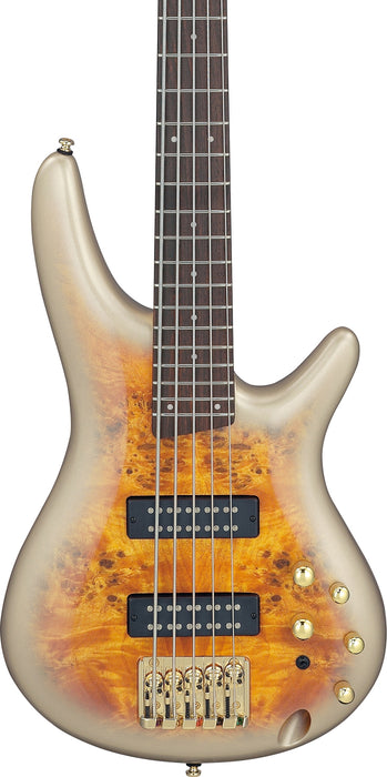Ibanez Electric Bass Guitar - 5-string - Mars Gold Metallic Burst