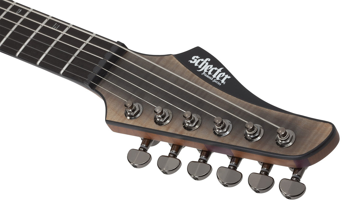 Schecter Banshee Mach-6 Evertune Fall Out Burst