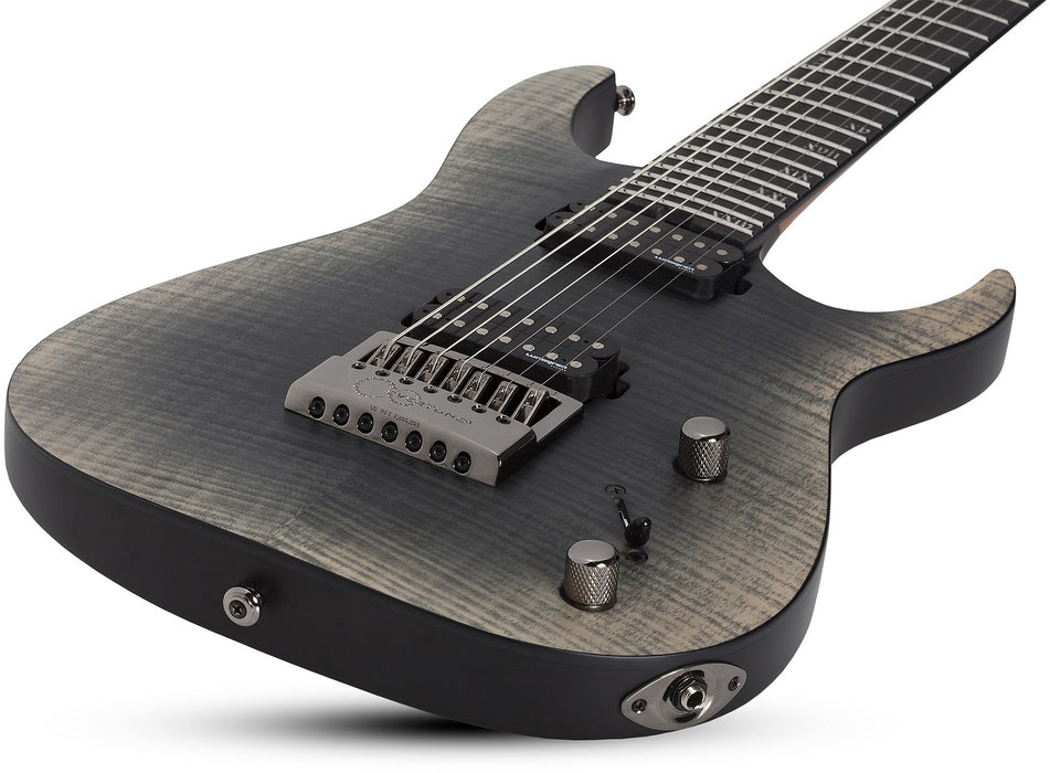 Schecter Banshee Mach-7 Evertune Fall Out Burst