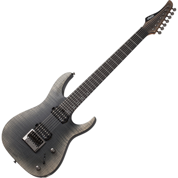 Schecter Banshee Mach-7 Evertune Fall Out Burst