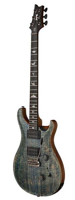 PRS 40th Anniversary Custom 24 Satin Limited Edition Faded Whale Blue / Natural Back