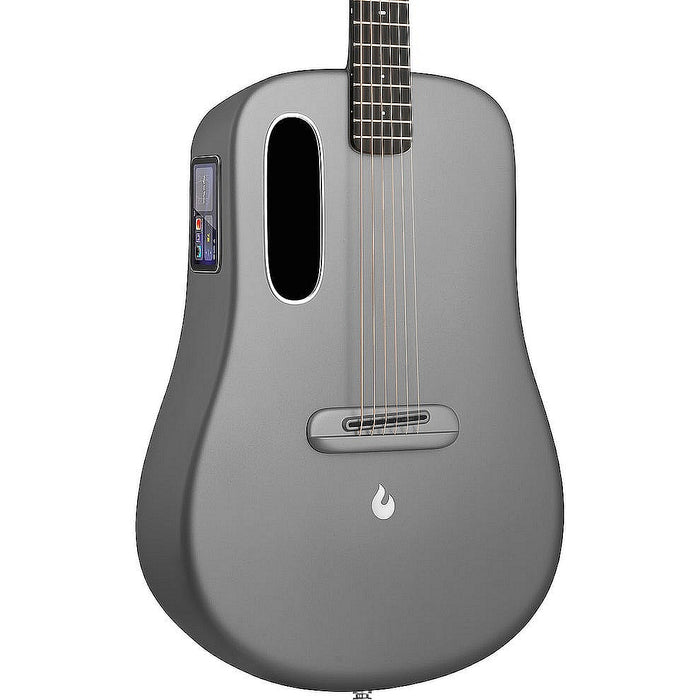 Lava Music ME 4 Carbon Fiber 38” Acoustic / Electric Guitar With Gig Bag, Space Grey