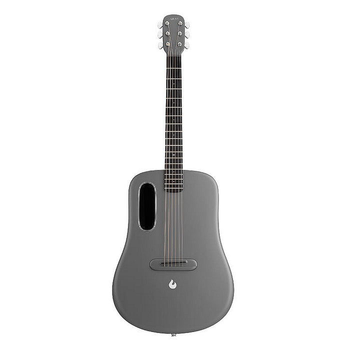 Lava Music ME 4 Carbon Fiber 38” Acoustic / Electric Guitar With Gig Bag, Space Grey