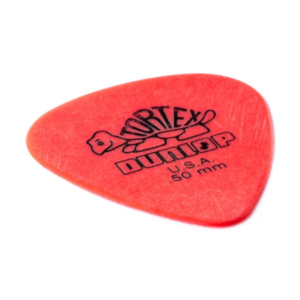 Dunlop Red 0.50mm Tortex Standard Guitar Pick (72/bag) single