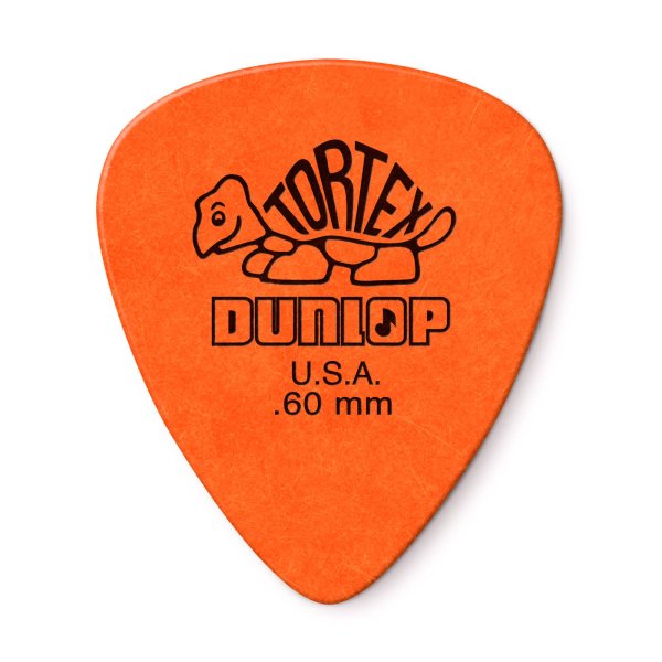 Dunlop Orange 0.60mm Tortex Standard Guitar Pick (72/bag) single