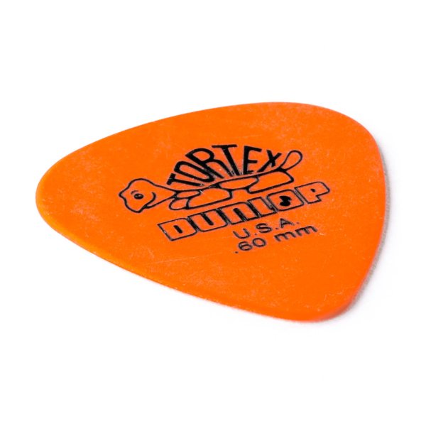 Dunlop Orange 0.60mm Tortex Standard Guitar Pick (72/bag) single