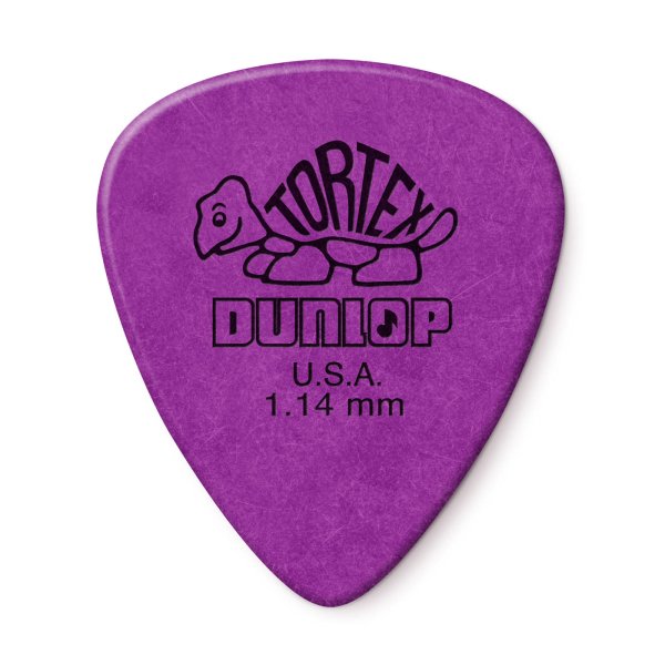 Dunlop Purple 1.14mm Tortex Standard Guitar Pick (72/bag) single