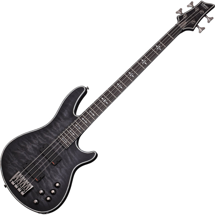 Schecter Hellraiser Extreme-4 See Thru Black Satin