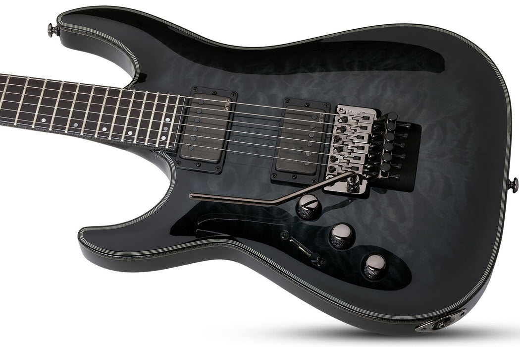 Schecter Hellraiser Hybrid C-1 Fr Left-Handed Trans Black Burst