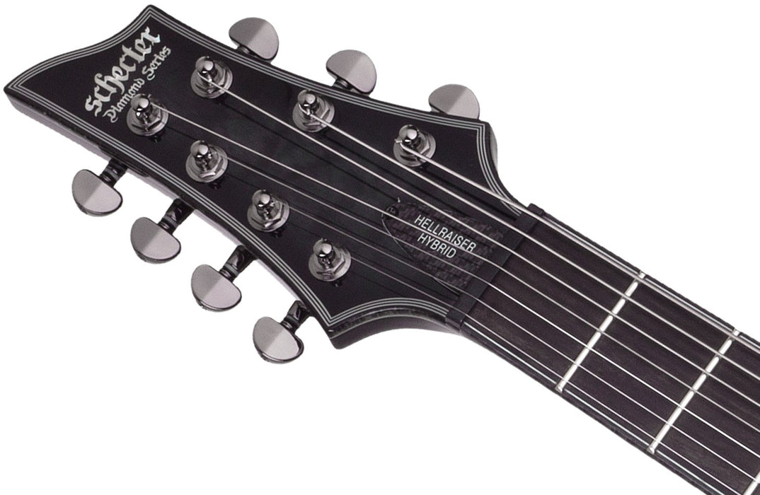 Schecter Hellraiser Hybrid C-7 Left-Handed Trans Black Burst