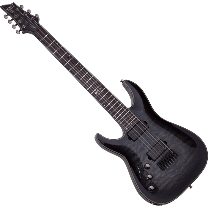 Schecter Hellraiser Hybrid C-7 Left-Handed Trans Black Burst