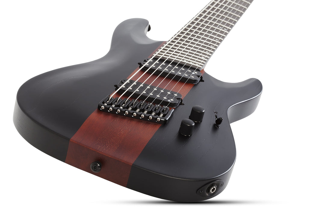 Schecter C-8 Rob Scallon Satin Dark Roast